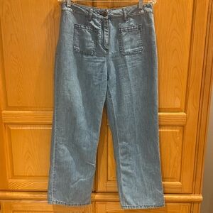 BELSTAFF X Liv Tyler Wide Leg Blue Jeans Women’s Size 42/8